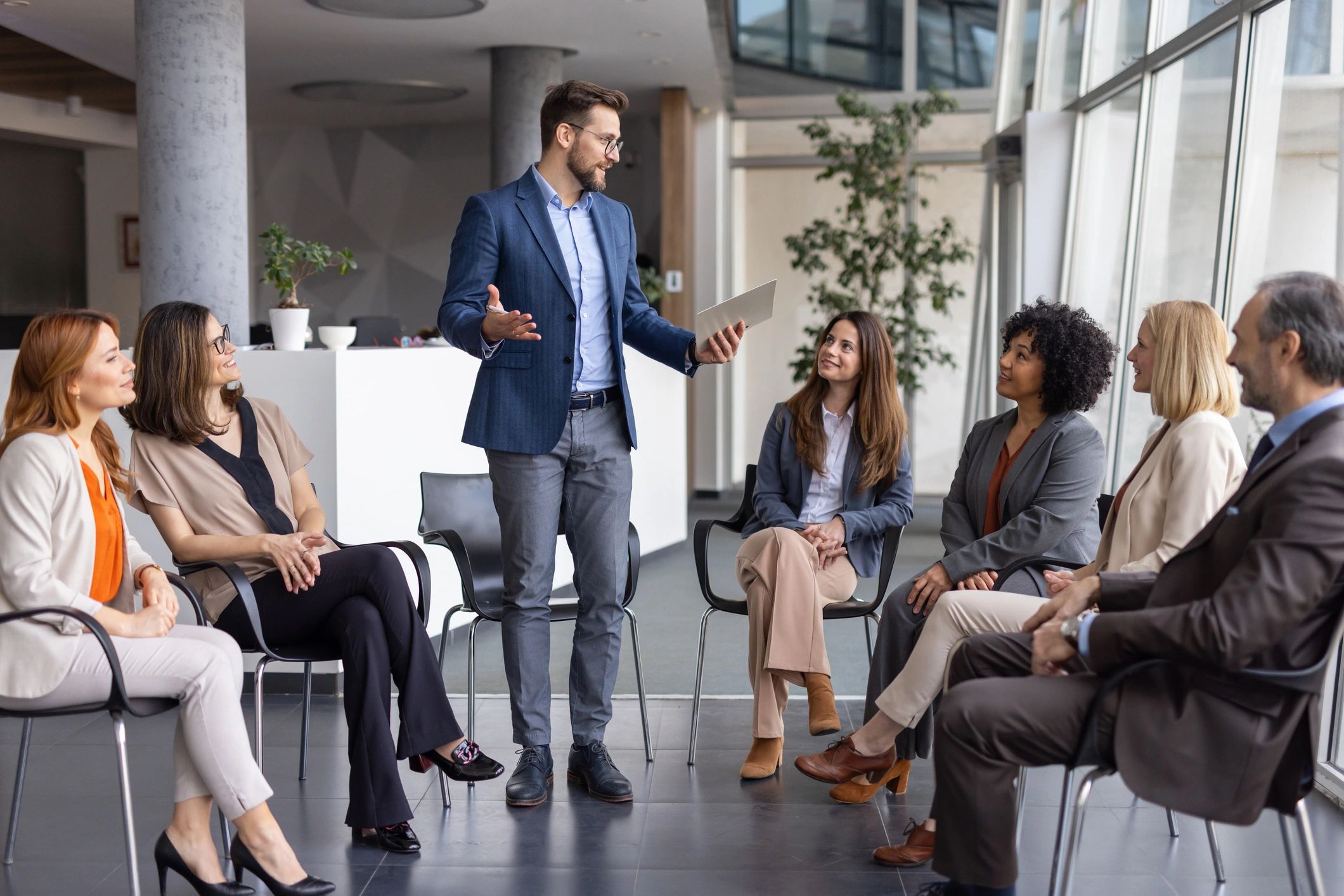 business training session